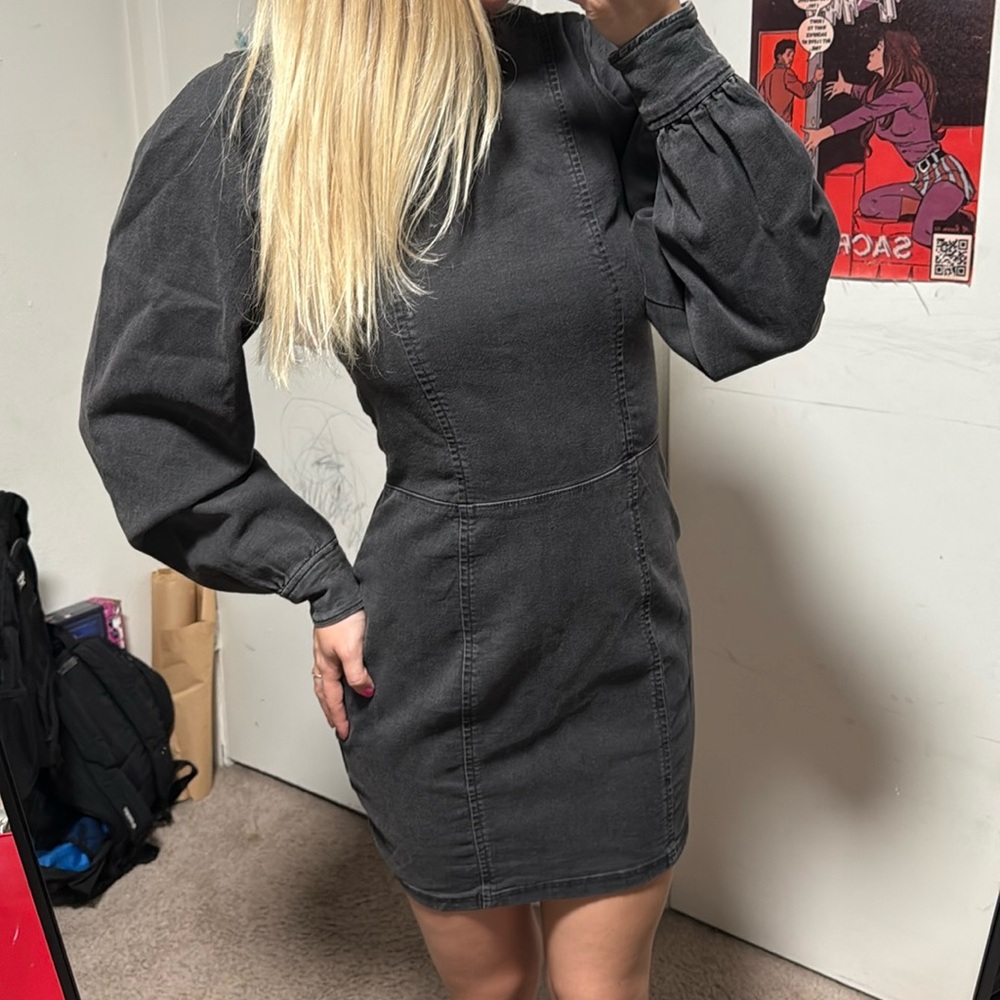 denim dress